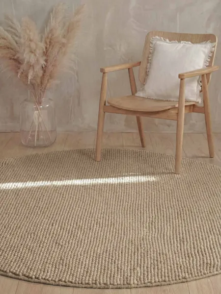 Kruhový kusový koberec Ted Baker Richmond 106367 Beige Ø 200 cm