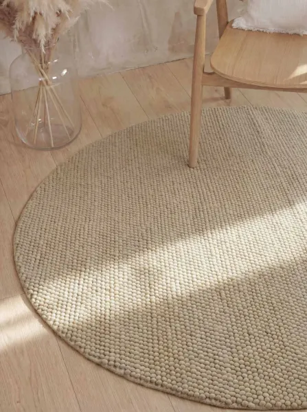Kruhový kusový koberec Ted Baker Richmond 106367 Beige Ø 200 cm