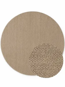 Kruhový kusový koberec Ted Baker Richmond 106367 Beige Ø 200 cm