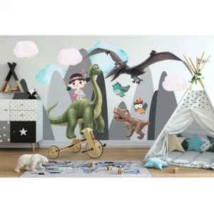 Samolepkanastenudinosauryvhorách100x200cm