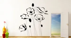 Nálepkanastenudointeriérusmotívomvlčiehomaku200x200cm200x200cm