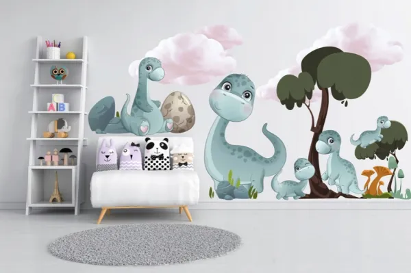 Nálepkanastenuroztomilýdino80x160cm80x160cm