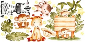 Nálepkanastenupredetidobrodružstvonasafari100x200cm100x200cm