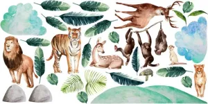 Nálepkanastenuzvieratkázozoologickejzáhrady100x200cm100x200cm