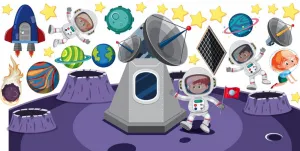 Samolepkanastenupremaléhoastronauta100x200cm