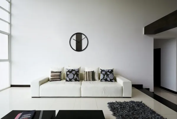Dizajnovénástennéhodinyvofarbewenge50cm48920
