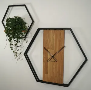 Štýlovéhodinyvyrobenézdrevaakovu50cm48924