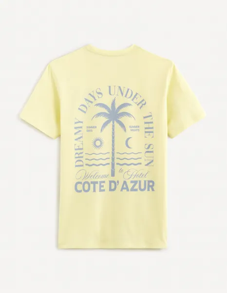 Celio Ateazur T-Shirt with Print - Men's