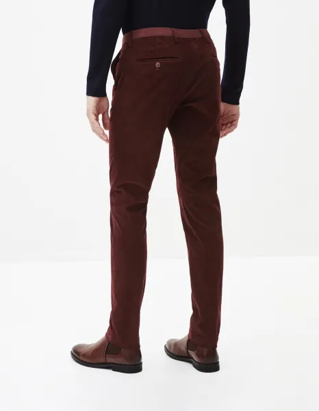 Celio Poe2 Corduroy Trousers - Mens