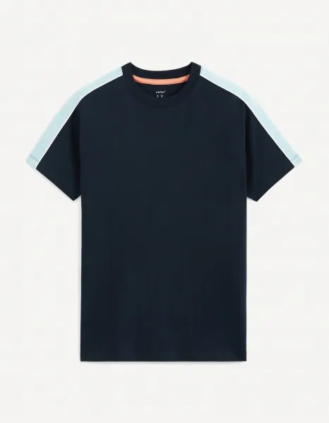 Celio T-Shirt Teba with Stripes - Mens
