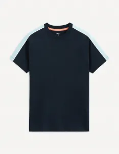 Celio T-Shirt Teba with Stripes - Mens