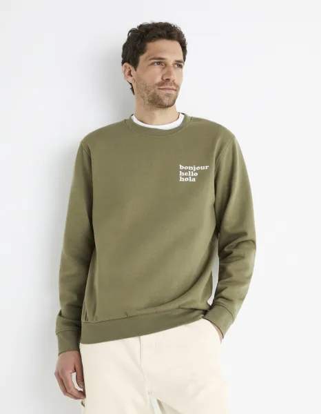 Celio Monochrome Sweatshirt Beprix - Men's