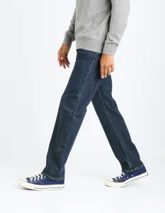Tmavomodré pánske regular fit džínsy Celio Fostones