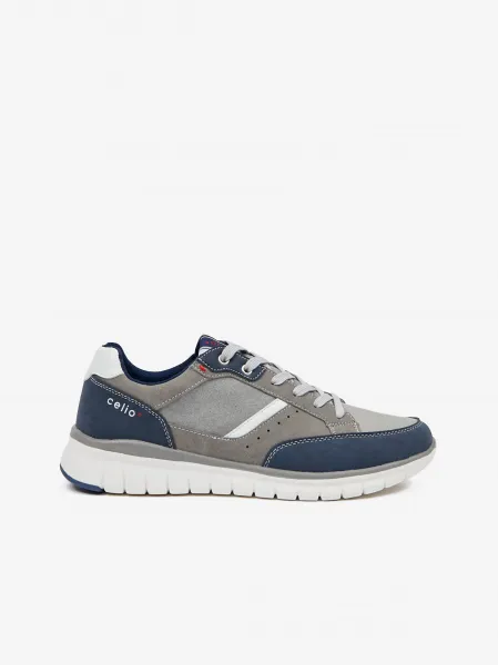 Celio Grey Sports Sneakers - Men