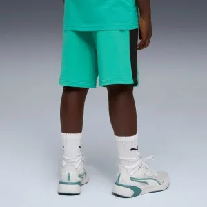 Puma ACTIVE SPORTS SWEAT SHORTS B Chlapčenské krátke nohavice, zelená, veľkosť
