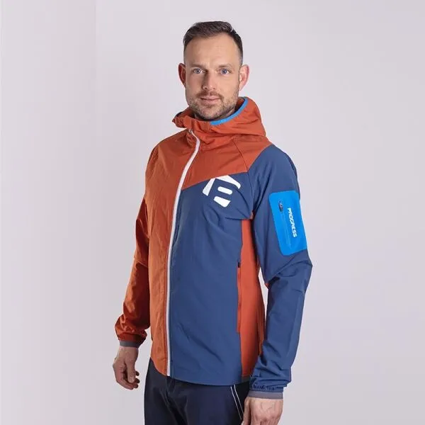 PROGRESS WOOLCRAFT MAN Pánska bunda s merinom, červená, veľkosť