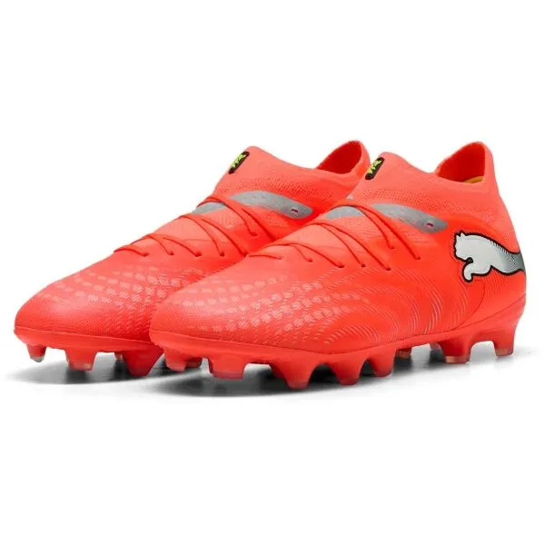 Puma FUTURE 9 FUSION FG/AG JR Detské kopačky, červená, veľkosť 37