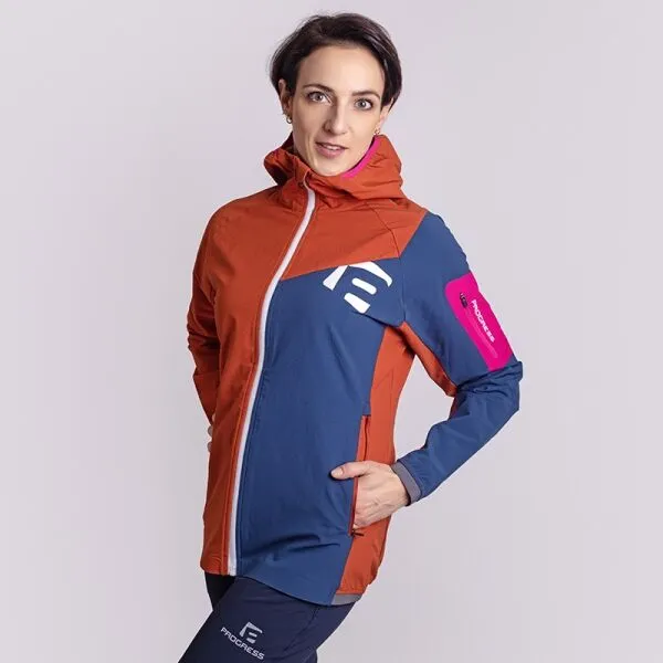 PROGRESS WOOLCRAFT LADY Dámska bunda s merinom, červená, veľkosť