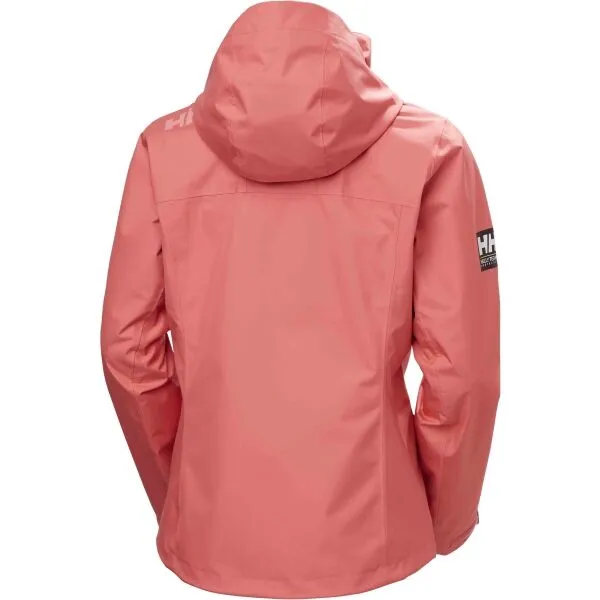 Helly Hansen W CREW HOODED JACKET 2.0 Dámska jachtárska bunda, ružová, veľkosť