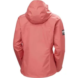 Helly Hansen W CREW HOODED JACKET 2.0 Dámska jachtárska bunda, ružová, veľkosť