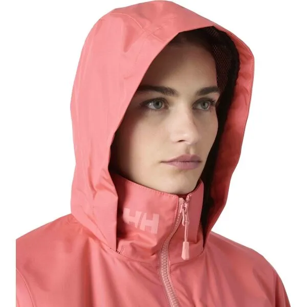 Helly Hansen W CREW HOODED JACKET 2.0 Dámska jachtárska bunda, ružová, veľkosť