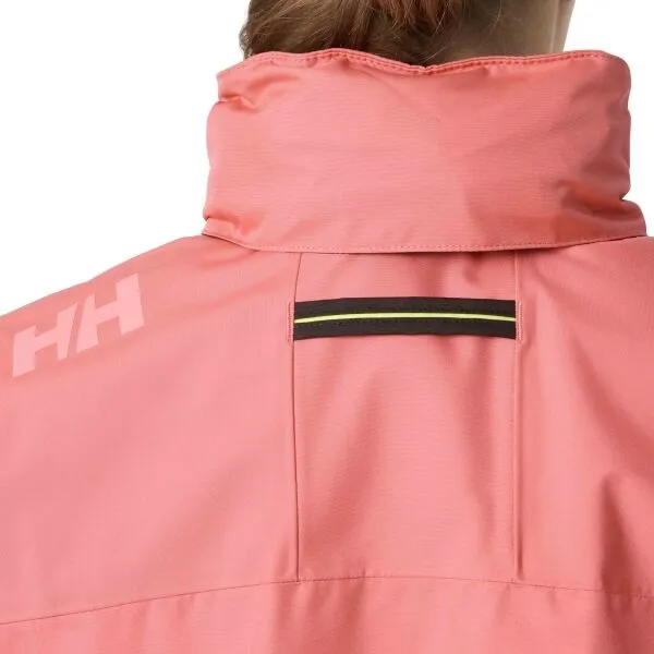 Helly Hansen W CREW HOODED JACKET 2.0 Dámska jachtárska bunda, ružová, veľkosť