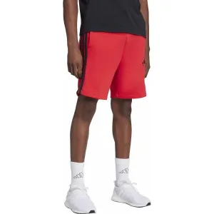 adidas 3 STRIPES FL SHORTS Pánske voľnočasové šortky, červená, veľkosť