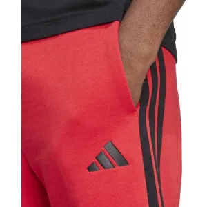 adidas 3 STRIPES FL SHORTS Pánske voľnočasové šortky, červená, veľkosť
