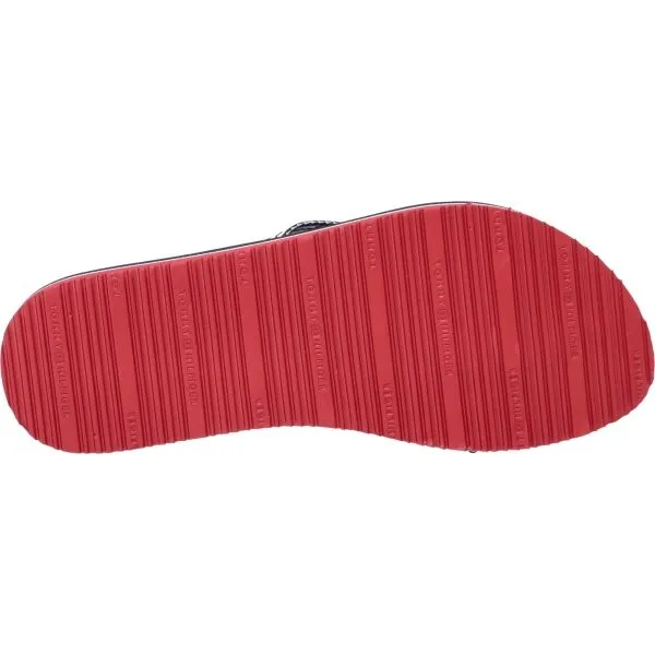 Tommy Hilfiger TH WEBBING SUMMER SANDAL Dámske žabky, tmavo modrá, veľkosť