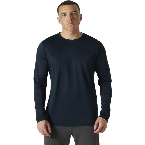 Helly Hansen HH TECH CREW LS 2.0 Pánske funkčné tričko, tmavo modrá, veľkosť