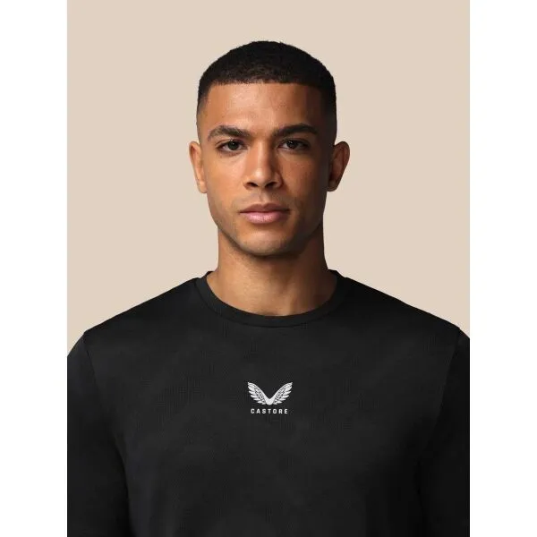 CASTORE ENGINEERED SS T-SHIRT Pánske športové tričko, čierna, veľkosť
