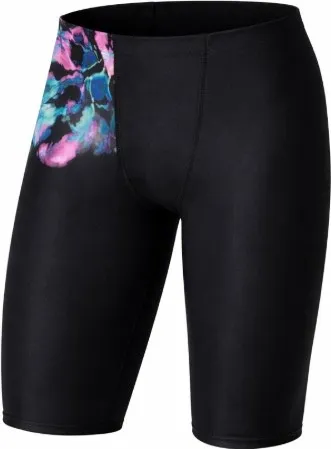 Speedo placement printed jammer gitchy garden / black l - uk36