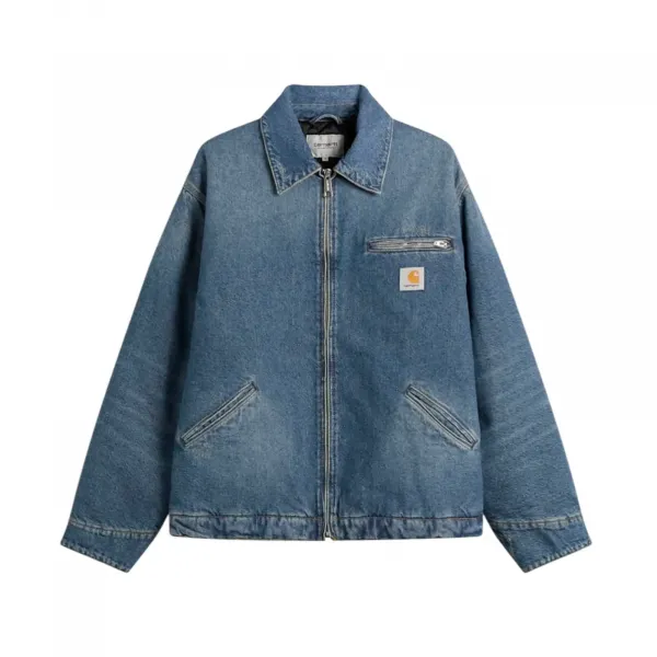 Carhartt WIP OG Detroit Jacket "Blue Grind Wash" (I036259-01B7)