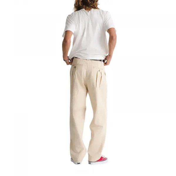 Vans Otw Back Pleated Trousers "Creme Brulee Beige" (VN000TSACHW)