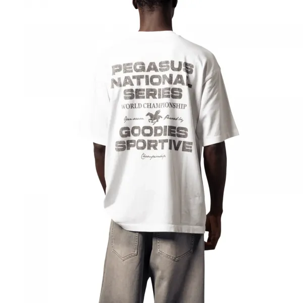 Goodies Sportive Pegasus Series T-Shirt "White" (PSWT26-WHITE)