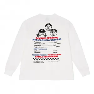 Goodies Sportive Whole Meal Longsleeve Tee "White" (WMLS26-WHITE)
