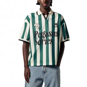 Goodies Sportive About Love Football Tee "Green Ecru" (ALFT26-GREEN-ECRU)