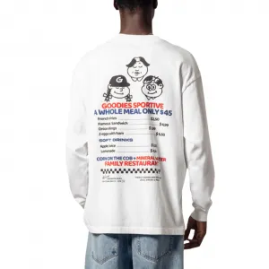 Goodies Sportive Whole Meal Longsleeve Tee "White" (WMLS26-WHITE)
