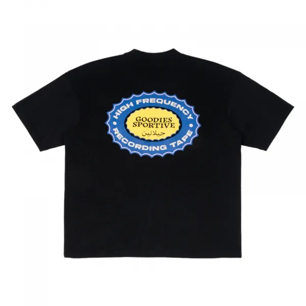Goodies Sportive Recording Tape T-Shirt "Black" (RTT26-BLACK)