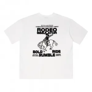 Goodies Sportive Rodeo Simulator T-Shirt "White" (RSWT26-WHITE)
