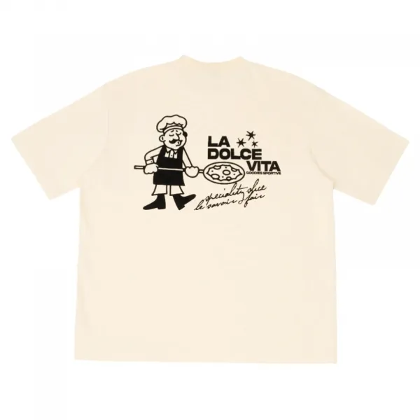 Goodies Sportive Dolce Vita T-Shirt "Butter" (DVT26-BUTTER)