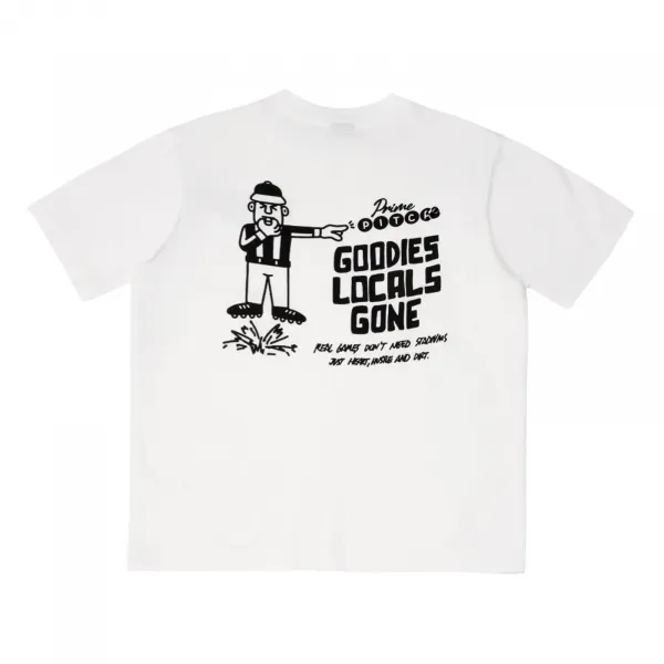 Goodies Sportive Prime Pitch Locals T-Shirt "White" (PPLT26-WHITE)