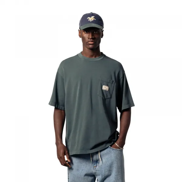 Goodies Sportive Premium Washed Tee "Cobalt" (PWC26-GREEN)