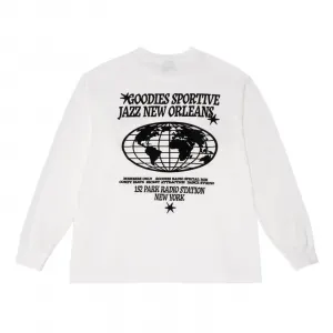 Goodies Sportive Radio Station Longsleeve "White" (RSLS26-WHITE)