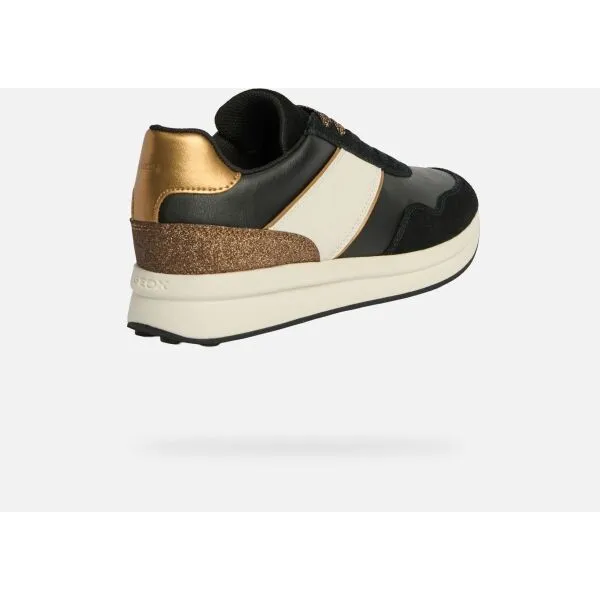 Black women's sneakers Geox Runntix - Women's