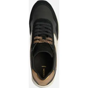 Black women's sneakers Geox Runntix - Women's