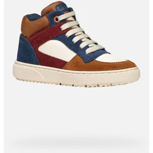 Light brown boys' sneakers Geox Theleven - Boys