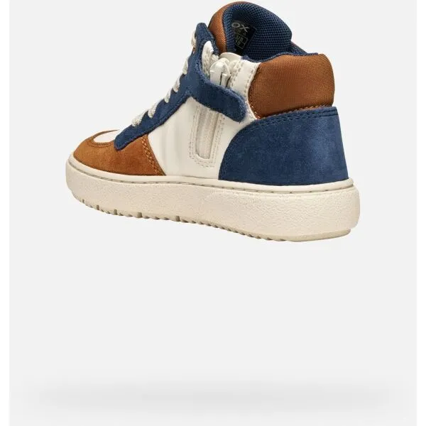 Light brown boys' sneakers Geox Theleven - Boys