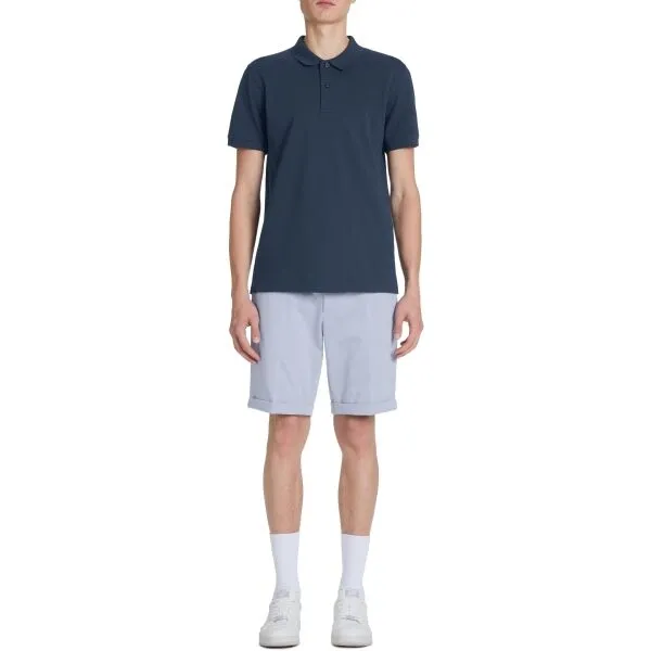 CELIO DOEVANBM Pánske elegantné bermudy, modrá, veľkosť
