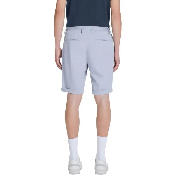 CELIO DOEVANBM Pánske elegantné bermudy, modrá, veľkosť
